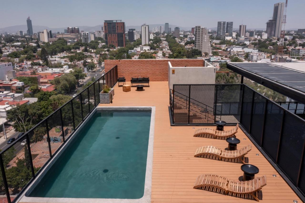 Tribeca Flat Witgdl Aparthotel Guadalajara Ngoại thất bức ảnh